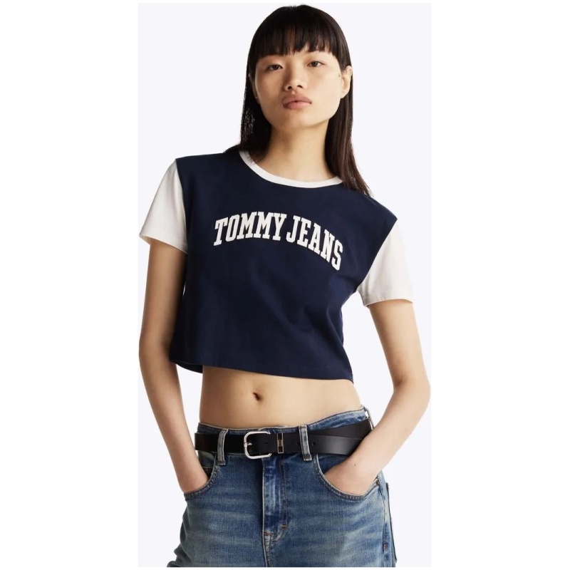 TOMMY JEANS Reg crp varsity tee